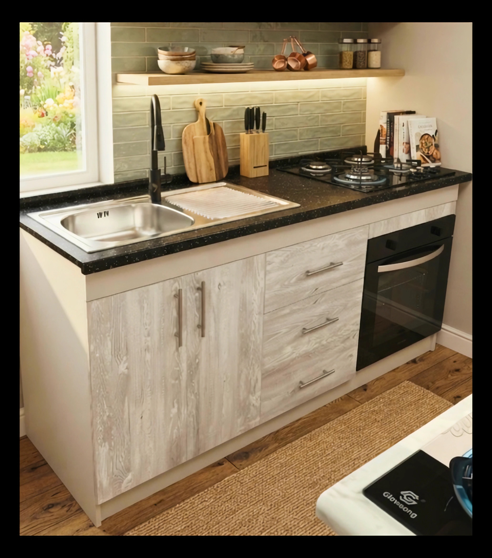 Mueble Encimera 1.80x90x60 con horno